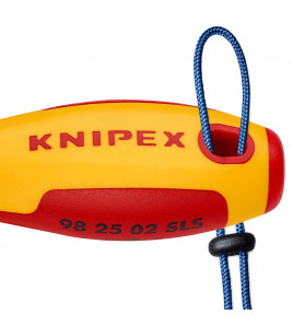 KNIPEX 98 25 02 SLS VDE Insulated Plus/Minus Pozidriv® Screwdriver, PZ/S2 x 100mm