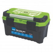 Pro Toolbox with Tote Tray, 20, Green