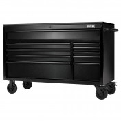 BUNKER® 10 Drawer Workbench Roller Tool Cabinet with Black Stainless Steel Worktop, 56