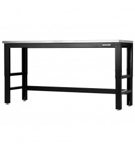 BUNKER® Workbench with Stainless Steel Worktop, 1830mm