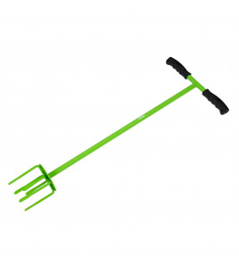 Soft Grip Handle Garden Tiller
