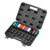 Wheel Nut Socket Set, 1/2 Sq. Dr. (18 Piece)