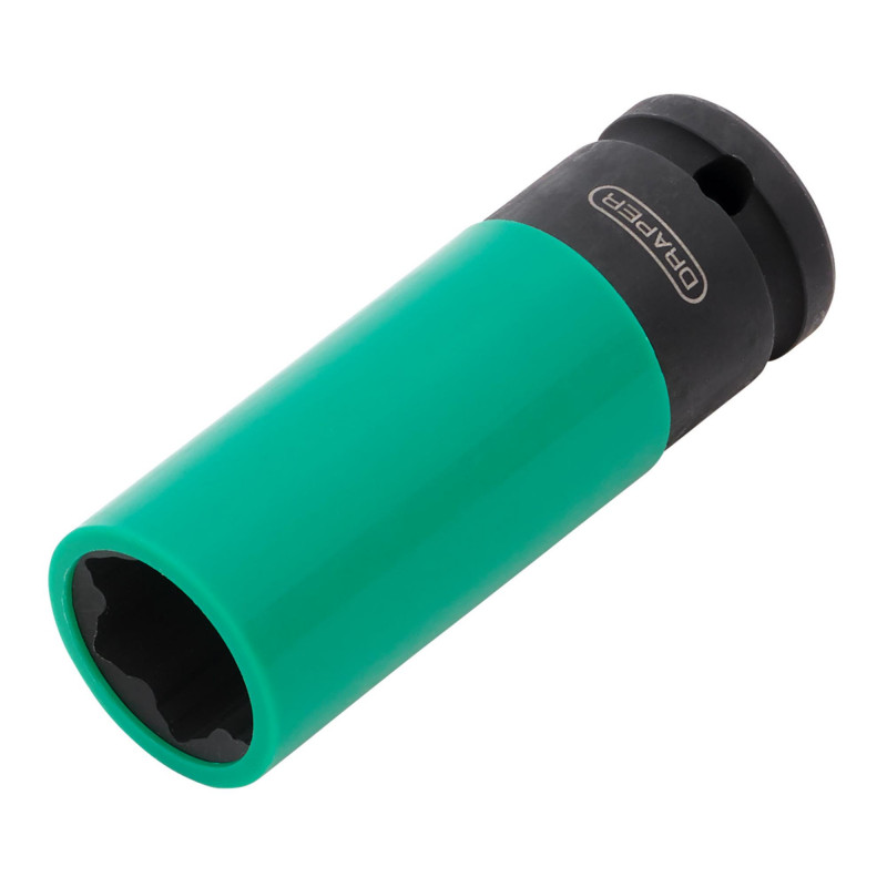 Wheel Nut Socket, 1/2 Sq. Dr., 21mm