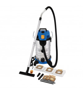 110V M-Class Wet and Dry Vacuum Cleaner with Power Take-Off, 35L, 1100W