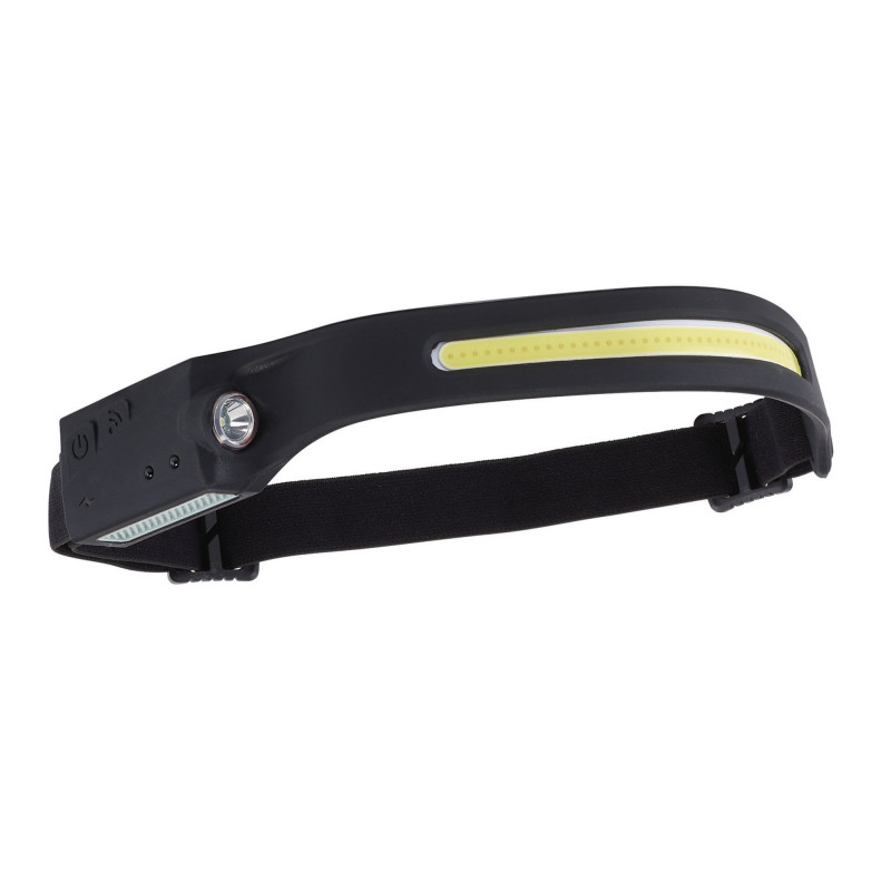 COB LED Rechargeable 2-in-1 Head Torch with Wave Sensor, 3W, 120/350 Lumens, USB-C Cable Supplied