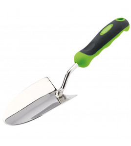 Trowel with Stainless Steel Scoop and Soft Grip Handle