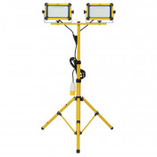110V SMD LED Tripod Site Light, 2 x 50W, 12000 Lumens