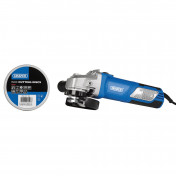 230V Angle Grinder Kit, 115mm, 950W