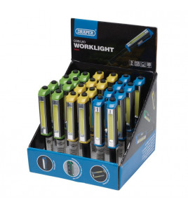 COB LED Aluminium Pocket Torch, 3W, 200 Lumens, 3 x AAA Batteries