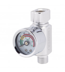 1/4 BSP On-Gun Air Regulator and Gauge, 140psi