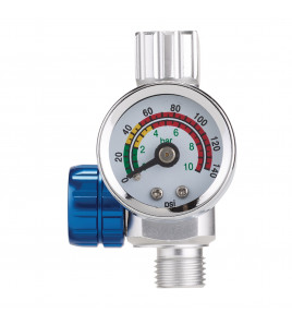 1/4 BSP On-Gun Air Regulator and Gauge, 140psi