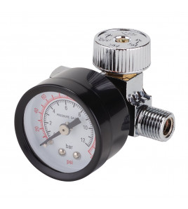 1/4 BSP On-Gun Air Regulator and Gauge, 180psi