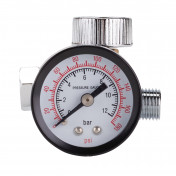 1/4 BSP On-Gun Air Regulator and Gauge, 180psi
