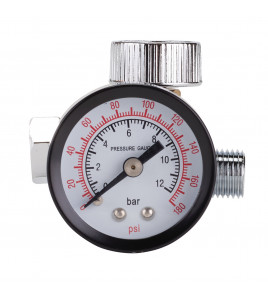 1/4 BSP On-Gun Air Regulator and Gauge, 180psi