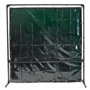 Welding Curtain with Metal Frame, 6' x 6'