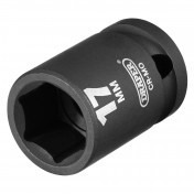 Draper HI-TORQ® Impact Socket, 1/2 Sq. Dr., 17mm