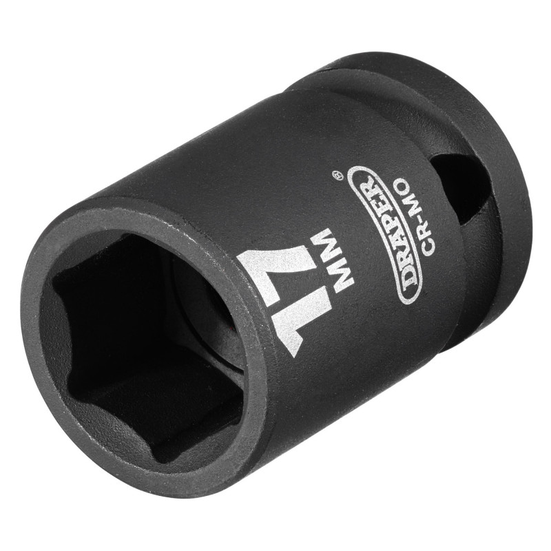 Draper HI-TORQ® Impact Socket, 1/2 Sq. Dr., 17mm