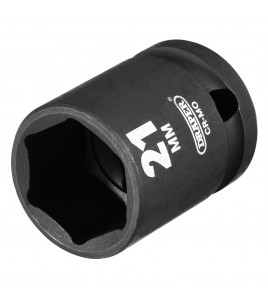 Draper HI-TORQ® Impact Socket, 1/2 Sq. Dr., 21mm