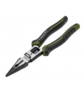 Draper Expert Long Nose Pliers with Wire Stripper, 200mm