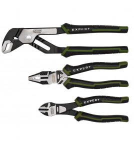 Draper Expert High Leverage Pliers Set with Water Pump Pliers (3 Piece)