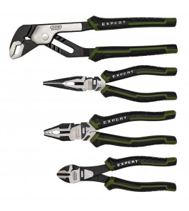 Draper Expert High Leverage Pliers Set with Water Pump Pliers (4 Piece)