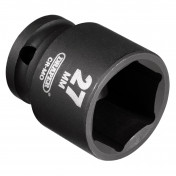 Draper HI-TORQ® Impact Socket, 1/2 Sq. Dr., 27mm
