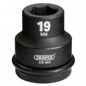 Draper Hi-TORQ® Impact Socket, 3/4 Sq. Dr., 19mm