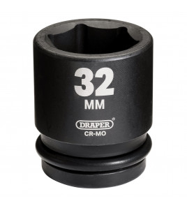Draper Hi-TORQ® Impact Socket, 3/4 Sq. Dr., 32mm