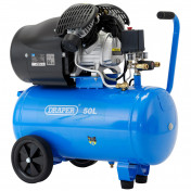 230V 50L Direct Drive V-Twin Air Compressor, 2.2kW/3HP