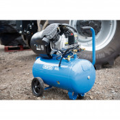 230V 50L Direct Drive V-Twin Air Compressor, 2.2kW/3HP