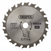 TCT Multi-Purpose Circular Saw Blade, 165 x 20mm, 20T