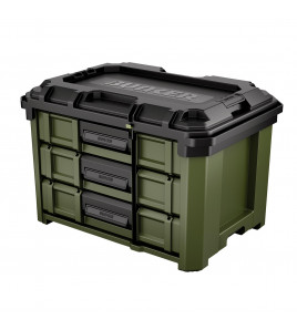 BUNKER Load-Up Stacking 3 Drawer Tool Box, 570mm