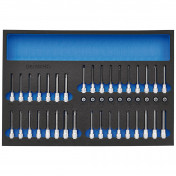 BUNKER® Resi-Torx, Hexagon, Multi-Tooth/Spline, Ribe Socket Set, 3/8 Sq. Dr. in EVA Foam Inlay