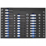 BUNKER® Torx, Hexagon, E-Torx, Multi-Tooth/Spline, Ribe Socket Set, 1/2 Sq. Dr. in EVA Foam Inlay