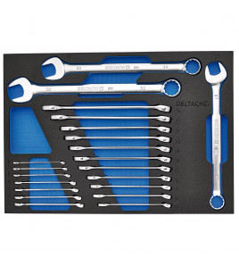 BUNKER® Open End Spanner Set in EVA Foam Inlay (21 Piece)