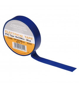 Blue PVC Electrical Insulation Tape, 19mm x 33m (Pack of 10)