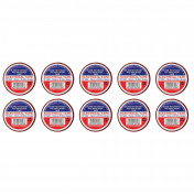 Brown PVC Electrical Insulation Tape, 19mm x 20m (Pack of 10)