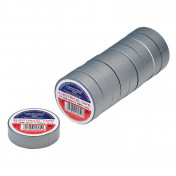 Grey PVC Electrical Insulation Tape, 19mm x 20m (Pack of 10)