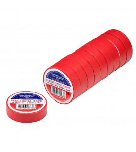 Red PVC Electrical Insulation Tape, 19mm x 20m (Pack of 10)