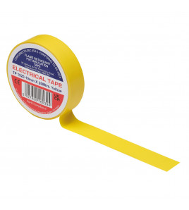 Yellow PVC Electrical Insulation Tape, 19mm x 20m (Pack of 10)