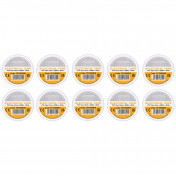 White PVC Electrical Insulation Tape, 19mm x 20m (Pack of 10)