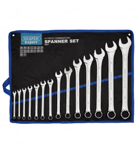 Draper Expert HI-TORQ® Metric Combination Spanner Set (14 Piece)
