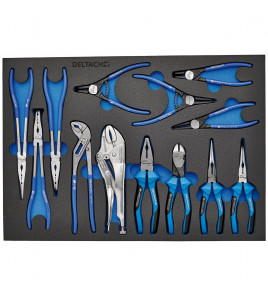 BUNKER® Pliers Set in EVA Foam Inlay (13 Piece)
