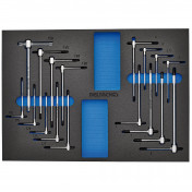 BUNKER® Torx and Hex T-Key Set in EVA Foam Inlay (17 Piece)