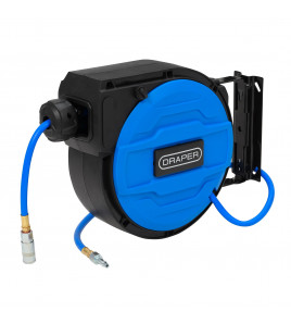 Retractable Air Hose Reel, 12m, 8mm ID
