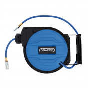 Retractable Air Hose Reel, 12m, 8mm ID