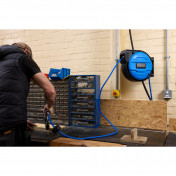 Retractable Air Hose Reel, 12m, 8mm ID