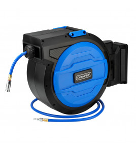 Retractable Air Hose Reel, 20m, 10mm ID