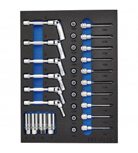 BUNKER® Spark and Glow Plug Set in EVA Foam Inlay, 3/8 (20 Piece)