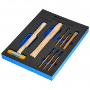 BUNKER® Hammer and Pin Punch Set in EVA Foam Inlay (8 Piece)